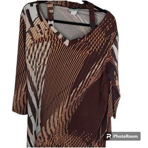 Sara Morgan Plus Size Tunic Blouse